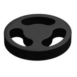 Arezzo Matt Black Industrial Style Round Modern Twin Concealed Shower Valve with Diverter -Showers Shop AZMBIV2 d1 460