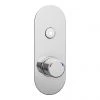 Arezzo Chrome Industrial Style Push Button Shower Valve (1 Outlet) -Showers Shop AZPB01RCH n p