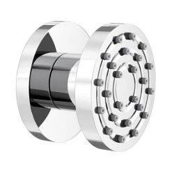 Arezzo Chrome Industrial Style Push Button Shower Valve with Diverter, Handset, Fixed Shower Head + 4 Body Jets 12 Arezzo Chrome Industrial Style Push Button Shower Valve with Diverter, Handset, Fixed Shower Head + 4 Body Jets -Showers Shop AZPB03RCHPK D4 460