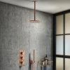 Arezzo Rose Gold Round Thermostatic Shower Pack with Ceiling Mounted Head + Handset 1 Arezzo Rose Gold Round Thermostatic Shower Pack with Ceiling Mounted Head + Handset -Showers Shop AZRGSPK3 mw prod