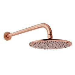 Arezzo Rose Gold Round Thermostatic Shower Pack with Wall Mounted Head + Handset 13 Arezzo Rose Gold Round Thermostatic Shower Pack with Wall Mounted Head + Handset -Showers Shop AZRGSPK4 detail5 460