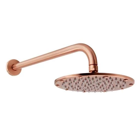 Arezzo Rose Gold Round Thermostatic Shower Pack with Wall Mounted Head + Handset 8 Arezzo Rose Gold Round Thermostatic Shower Pack with Wall Mounted Head + Handset - Image 6