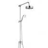 Arezzo Chrome Rigid Riser Kit with Shower Head, Handshower & Diverter -Showers Shop AZRR03CH l 670