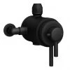 Arezzo Matt Black Round Exposed Dual Thermostatic Shower Valve -Showers Shop AZSV4MBE P