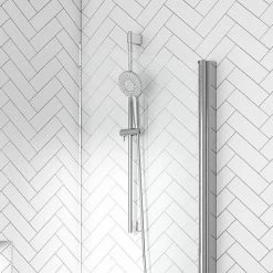 Ideal Standard Idealrain Evo Jet 900mm Shower Slider Rail with 125mm 3 Function Round Handspray - B1763AA -Showers Shop B1763AA D1 460