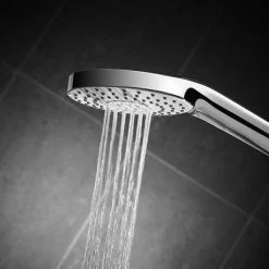 Ideal Standard Idealrain Evo Jet 600mm Shower Slider Rail with 110mm 3 Function Round Handspray - B2233AA -Showers Shop B2233AA D2 460