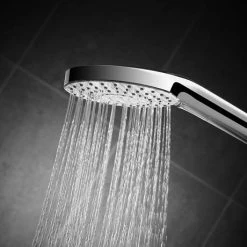 Ideal Standard Idealrain Evo Jet 600mm Shower Slider Rail with 110mm 3 Function Round Handspray - B2233AA -Showers Shop B2233AA D3 460