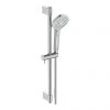 Ideal Standard Idealrain Evo Jet 600mm Shower Slider Rail with 110mm 3 Function Diamond Handspray - B2234AA -Showers Shop B2234AA P