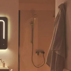 Ideal Standard Idealrain Evo Jet 900mm Shower Slider Rail with 110mm 3 Function Round Handspray - B2237AA -Showers Shop B2237AA D2 460