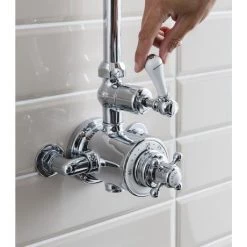 Crosswater - Belgravia Thermostatic Shower Valve with Fixed Head -Showers Shop BEL SHOWER D2 460