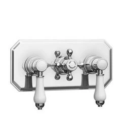 Belmont Traditional Shower Package - Concealed Valve with Fixed Head & Slider Kit -Showers Shop BTSP d4 460