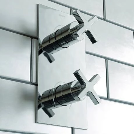 Bristan - Cascade Thermostatic Recessed Dual Control Shower Valve - CAS-SHCVO-C 4 Bristan - Cascade Thermostatic Recessed Dual Control Shower Valve - CAS-SHCVO-C - Image 2