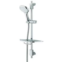 Bristan - EVO Shower Kit with Large Multi Function Handset & Shelf