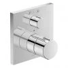 Duravit C.1 Square Thermostatic Shower Mixer with Diverter for Concealed Installation - Chrome - C14200013010 1 Duravit C.1 Square Thermostatic Shower Mixer with Diverter for Concealed Installation - Chrome - C14200013010 -Showers Shop C14200013010 P
