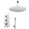 Cruze Shower Package (inc. 400mm Ceiling Mounted Head + Wall Mounted Handset) -Showers Shop CCSP01 p