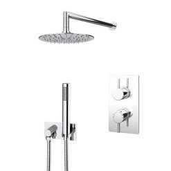 Cruze Shower Pack (inc. 200mm Wall Mounted Head, Wall Outlet Elbow + Shower Handset)