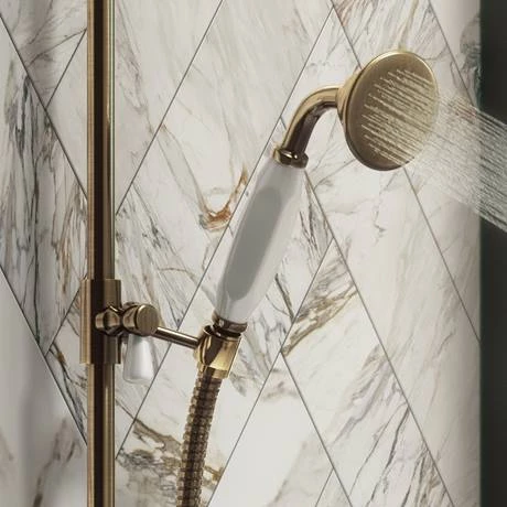 Chatsworth Antique Brass Shower Slide Rail Kit 5 Chatsworth Antique Brass Shower Slide Rail Kit - Image 3