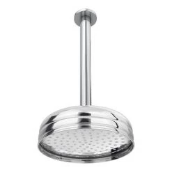 Chatsworth 1928 Traditional Push-Button Shower Pack with Slide Rail Kit + Ceiling Mounted Head -Showers Shop CHT PB PK3 d3 460