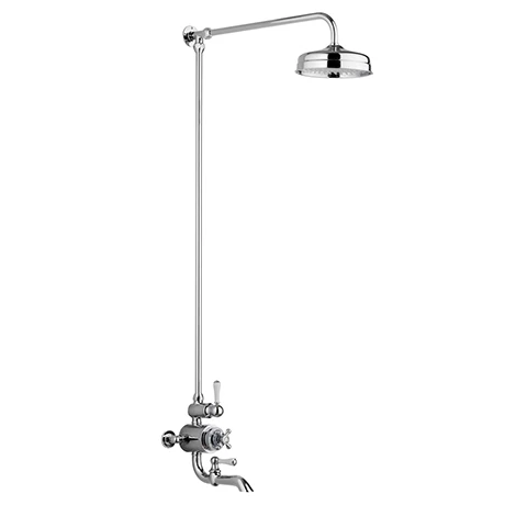 Chatsworth 1928 Traditional Thermostatic Shower with Rigid Riser & Bath Tap 3 Chatsworth 1928 Traditional Thermostatic Shower with Rigid Riser & Bath Tap