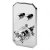 Chatsworth Traditional Twin Push-Button Shower Valve with 2 Outlets -Showers Shop CHTPBV2 n p