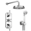 Chatsworth 1928 Traditional Shower with Concealed Valve, 8" Head + Handset 2 Chatsworth 1928 Traditional Shower with Concealed Valve, 8" Head + Handset -Showers Shop CHTV63PK2 p