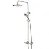 Bristan Claret Thermostatic Exposed Bar Shower with Rigid Riser - CLR-SHXDIVFF-C -Showers Shop CLR SHXDIVFF C prod