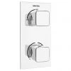 Bristan - Cobalt Thermostatic Recessed Dual Control Shower Valve - COB-SHCVO-C -Showers Shop COB SHCVO C PN