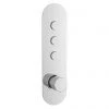 Hudson Reed Ignite Round Three Outlet Push-Button Thermostatic Shower Valve Chrome - CPB1312 -Showers Shop CPB1312 P