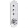 Hudson Reed Topaz Traditional Three Outlet Push-Button Shower Valve - CPB5312 -Showers Shop CPB5312 p