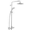 Bristan Carre Exposed Fixed Head Bar Shower with Diverter + Kit -Showers Shop CR SHXDIVFF C p