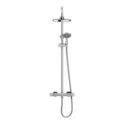 Cruze Modern Thermostatic Shower - Chrome -Showers Shop CRU002 d4 460