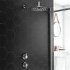 Cruze Round Concealed Individual Stop Tap + Thermostatic Control Valve with 300mm Shower Head 2 Cruze Round Concealed Individual Stop Tap + Thermostatic Control Valve with 300mm Shower Head -Showers Shop CRZ ISV PK1 np