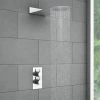 Cruze Round Shower Package with Concealed Valve + Flat Fixed Shower Head