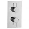 Cruze Round Thermostatic 3 Way Concealed Shower Valve with Diverter - Chrome -Showers Shop CRZ3WSV n p