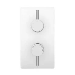 Cruze Round Thermostatic 3 Way Concealed Shower Valve with Diverter - Chrome -Showers Shop CRZ3WSV d2 460