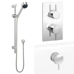 Cruze Shower Package inc. Valve, Slider + Overflow Filler