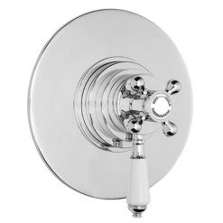 Lancaster Traditional Round Concealed Dual Thermostatic Shower Valve
