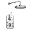Chatsworth 1928 Traditional Shower Package with Concealed Valve + 8" AirTec Head -Showers Shop CSV34 PK p