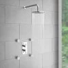 Cruze Concealed Thermostatic Valve with Diverter, Fixed Shower Head + 4 Body Jets -Showers Shop CVDPK1 prod