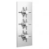 Pablo Triple Crosshead Concealed Thermostatic Shower Valve - Chrome -Showers Shop CVT003 np
