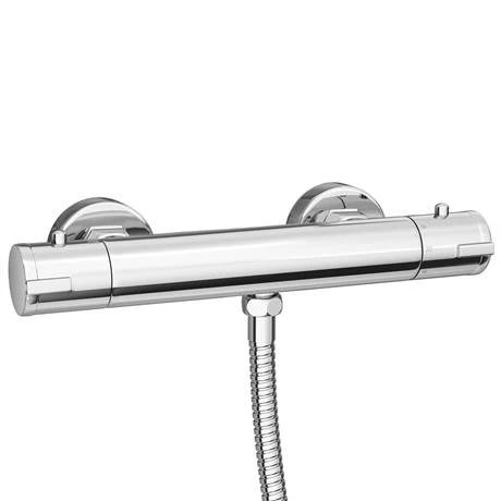 Cruze Chrome Round Bar Shower Valve inc. Slide Rail Kit with Pencil Handset 4 Cruze Chrome Round Bar Shower Valve inc. Slide Rail Kit with Pencil Handset - Image 2