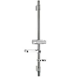 Croydex Flexi-Fit Bath Shower Riser Rail - Chrome - AM158241