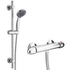 Juno Bar Shower Package with Valve + Slider Rail Kit