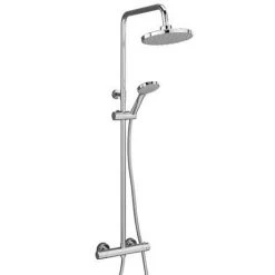 Cruze Modern LED Thermostatic Shower - Chrome -Showers Shop Cruze Modern LED Thermostatic Shower Chrome d3 460