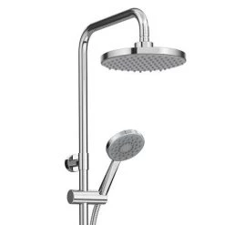 Cruze Modern Thermostatic Shower - Chrome -Showers Shop Cruze Modern Thermostatic Shower Chrome d2 460