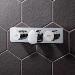 Crosswater - Dial Pier 2 Control Shower Valve - Landscape -Showers Shop DIAL PIER 4 D1 460