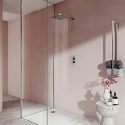 Aqualisa Dream Square Thermostatic Mixer Shower with Wall Fixed Head - DRMDCV1.FW.SQR -Showers Shop DRMDCV1.FW .SQR D5 460