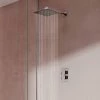 Aqualisa Dream Square Thermostatic Mixer Shower with Wall Fixed Head - DRMDCV1.FW.SQR -Showers Shop DRMDCV1.FW .SQR P