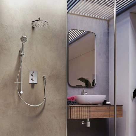 Aqualisa Dream Round Thermostatic Mixer Shower with Adjustable and Wall Fixed Heads - DRMDCV2.ADFW.RND 7 Aqualisa Dream Round Thermostatic Mixer Shower with Adjustable and Wall Fixed Heads - DRMDCV2.ADFW.RND - Image 5