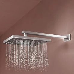 Aqualisa Dream Square Thermostatic Mixer Shower with Adjustable and Wall Fixed Heads - DRMDCV2.ADFW.SQR -Showers Shop DRMDCV2.ADFW .SQR D2 460